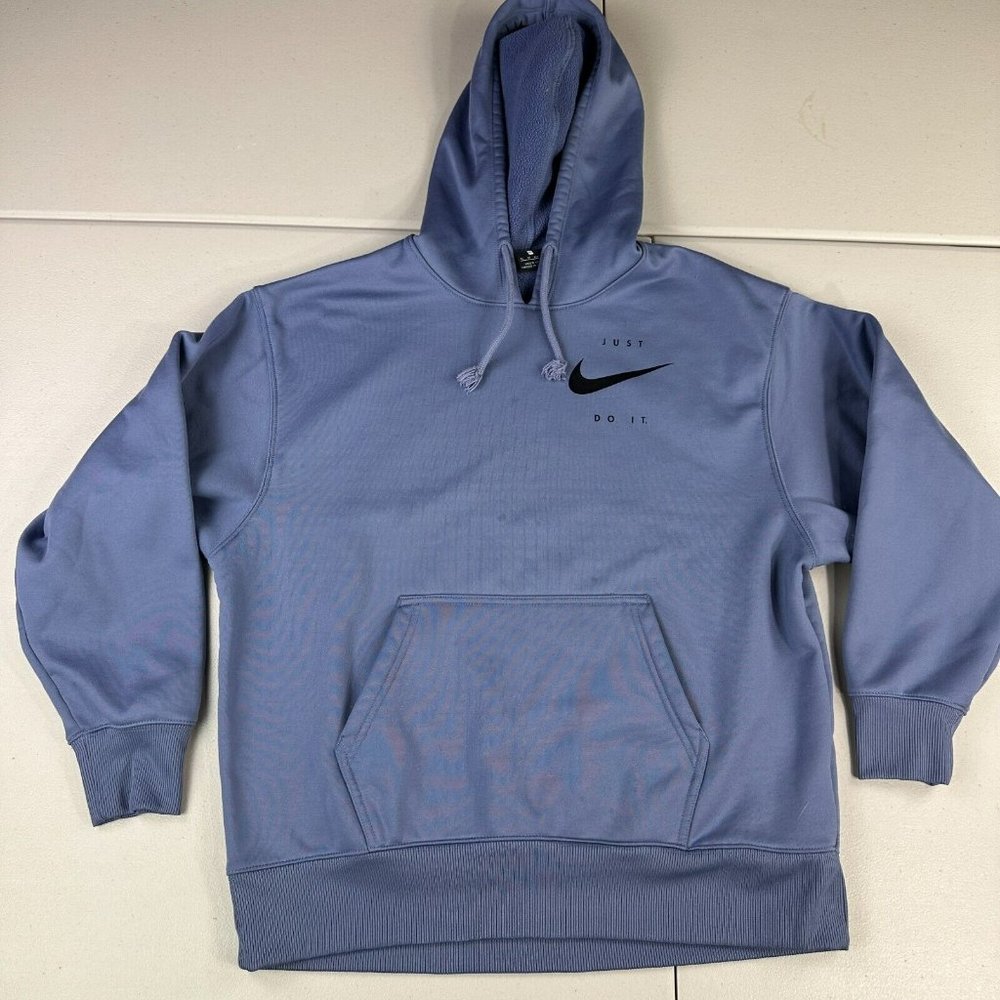 Nike Sportswear Thermal Oversized Pull Over Sweatshirt Hoodie DA1452-482 Size XS